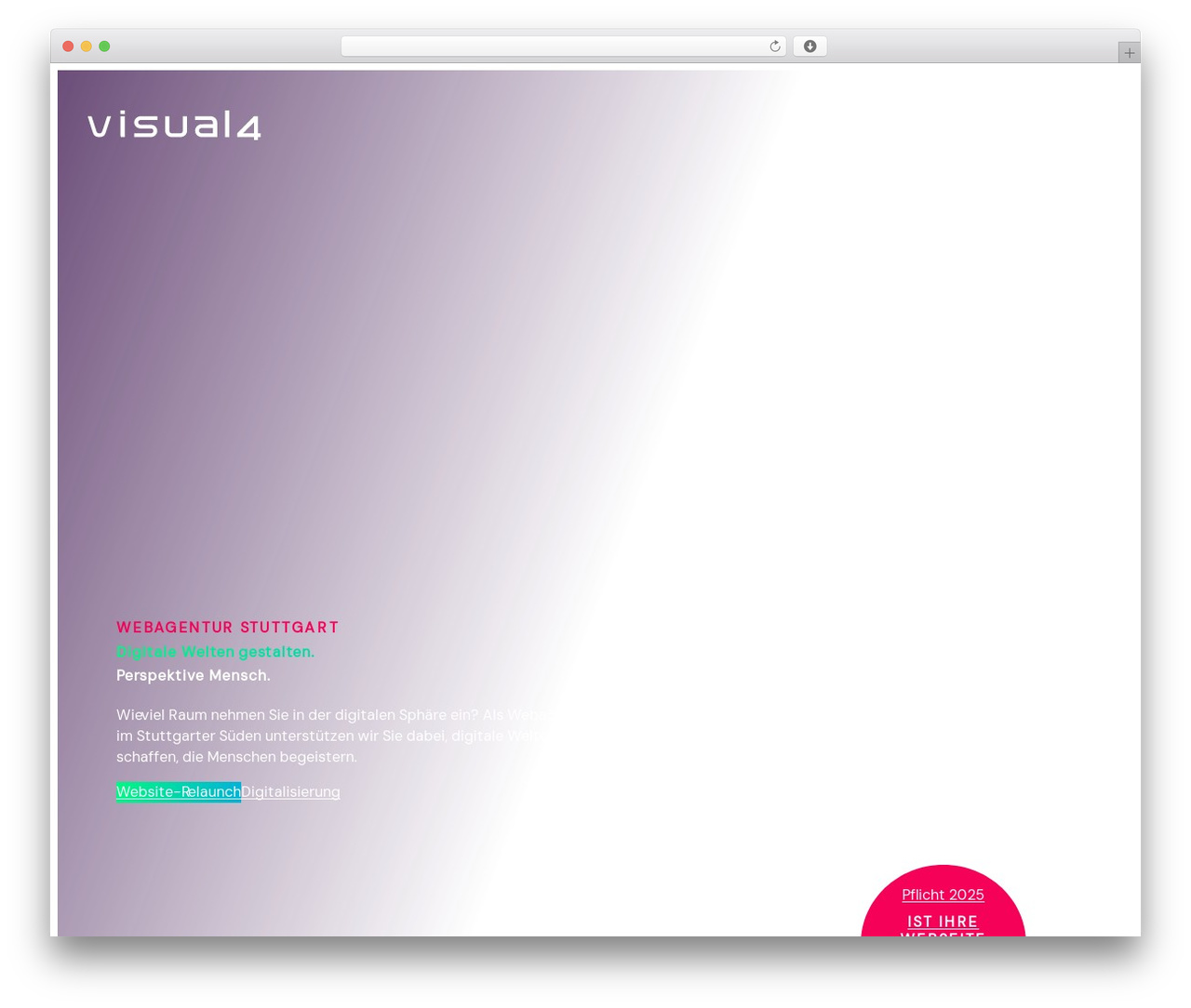 WordPress theme visual4 Perspectives - visual4.de WordPress theme visual4 Perspectives - visual4.de