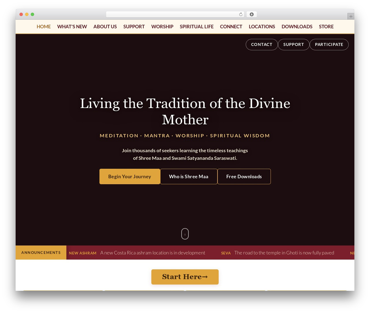 WordPress website theme Genesis Sample - shreemaa.org WordPress website theme Genesis Sample - shreemaa.org