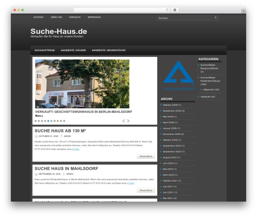 Abate WordPress theme - suche-haus.de