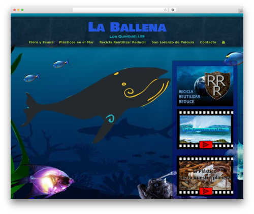 Adventure Plus WordPress theme - laballena.cl