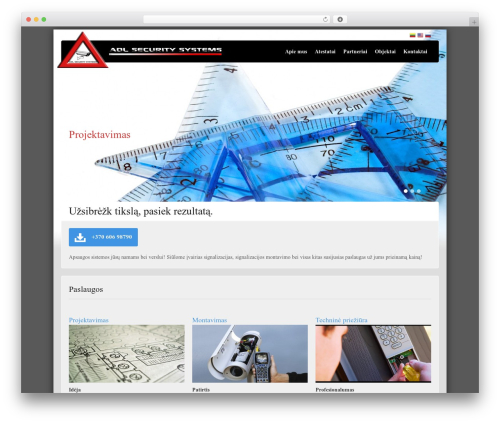 Amplus WordPress theme - signalizacija.eu