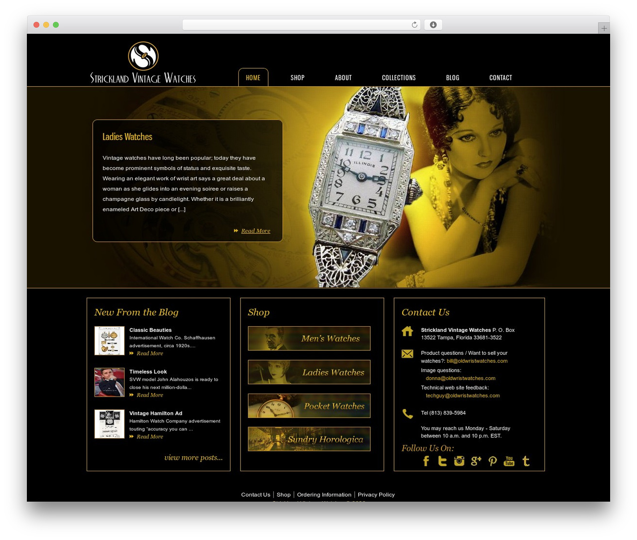 Best WordPress theme DK - stricklandvintagewatches.com