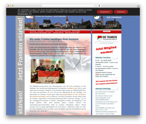 Democracy Widget (democracy) free WordPress plugin - lauf.die-franken.eu