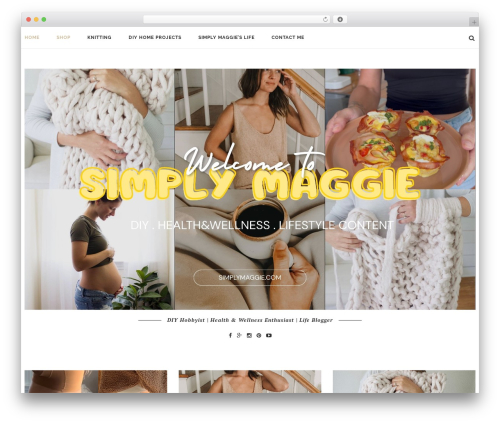 Simple pin it for pinterest WordPress plugin - simplymaggie.com