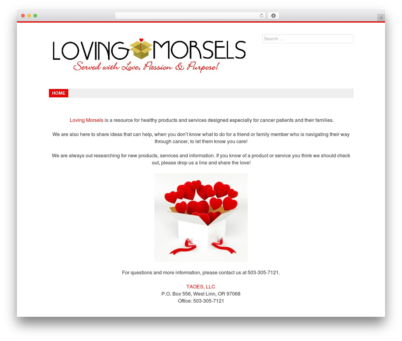 Debut premium WordPress theme - lovingmorsels.com