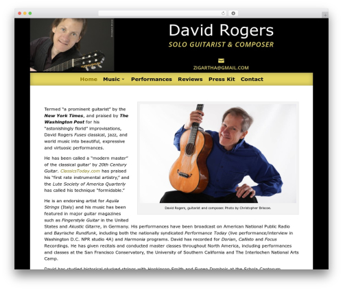 Sugar calendar WordPress plugin - davidrogersguitar.com
