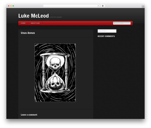 GamePress theme WordPress - lukemcleod.com