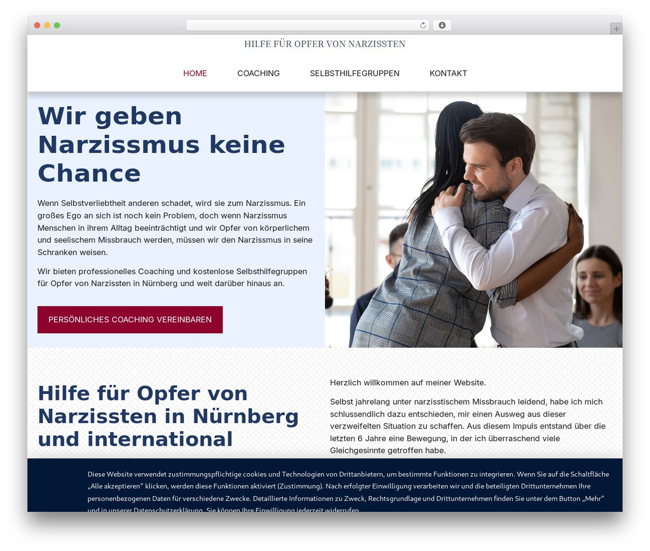 Hello Elementor Child premium WordPress theme - hilfefueropfervonnarzissten.com