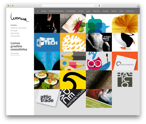 Ink WordPress theme design - luonua.com