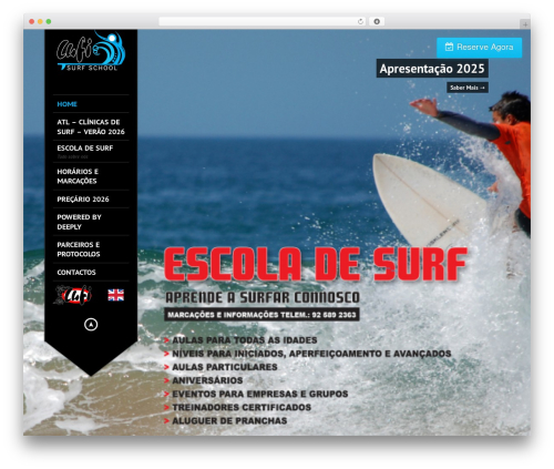 KingSize WP theme - lufisurfschool.com