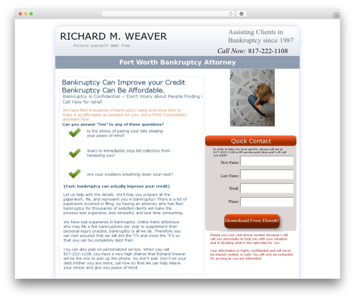 Lawweaver WordPress theme - lawweaver.com