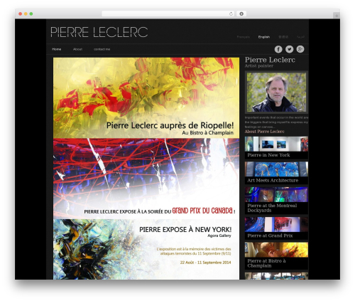 leclercpeintre WP theme - leclercpeintre.ca