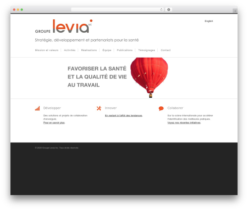 Levia WP theme - levia.ca