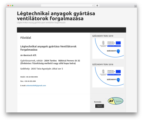 Morphic best WordPress theme - legtechnikai-anyagok.info