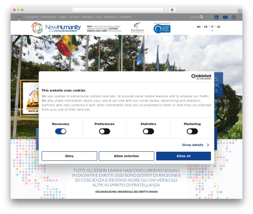newhumanity WordPress theme - new-humanity.org