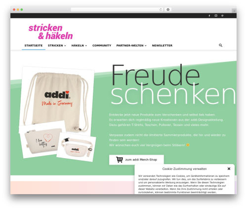 Newspaper newspaper WordPress theme - stricken-haekeln.de
