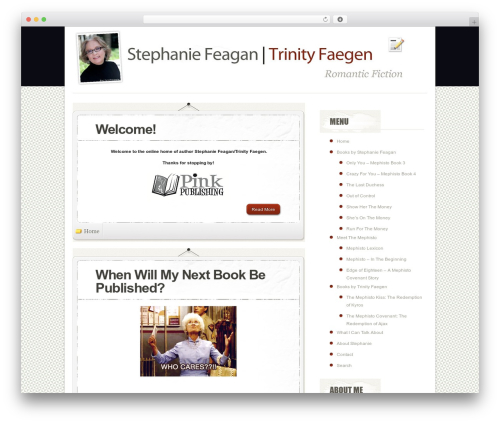 PersonalPress WordPress website theme - stephaniefeagan.com