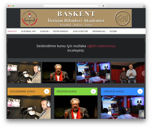 Pravda WordPress theme - seslendirmekursu.org