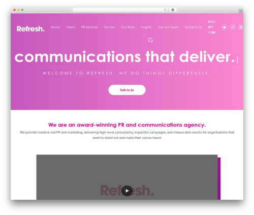 refreshpr theme WordPress - refreshpr.co.uk