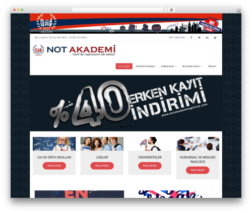 Renden WordPress theme - notakademiingilizce.com