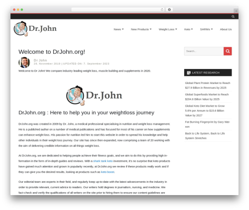 Salinger WordPress theme - drjohn.org Salinger WordPress theme - drjohn.org
