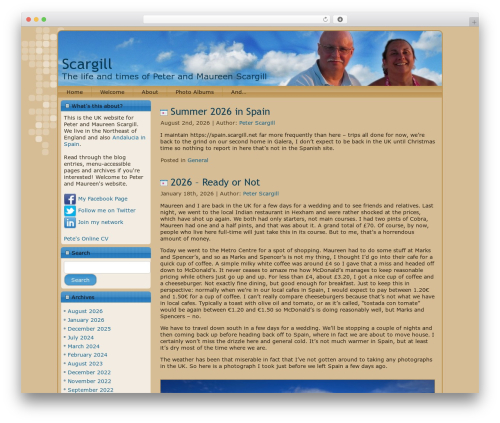 scargill theme WordPress - scargill.net