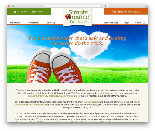 Simply Organic WordPress theme - simplyorganicturfcare.com