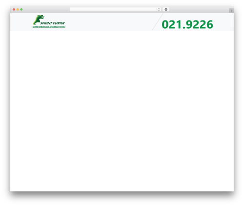 Sprint Curier WordPress theme - sprintcurier.ro