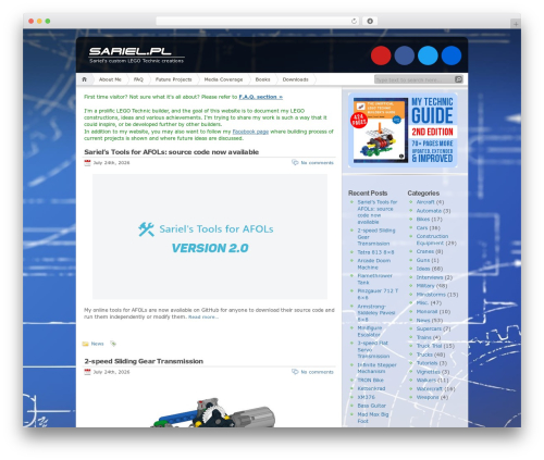 Theme WordPress iNove - sariel.pl