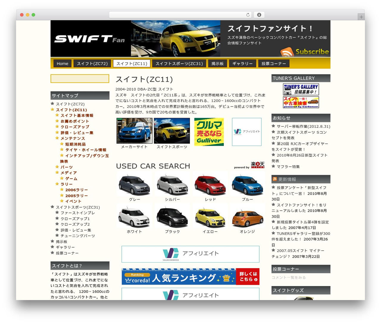 Theme WordPress Prosumer - swift-fan.net