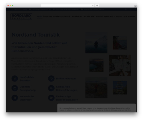 The7 WordPress website theme - nordlandtouristik.com