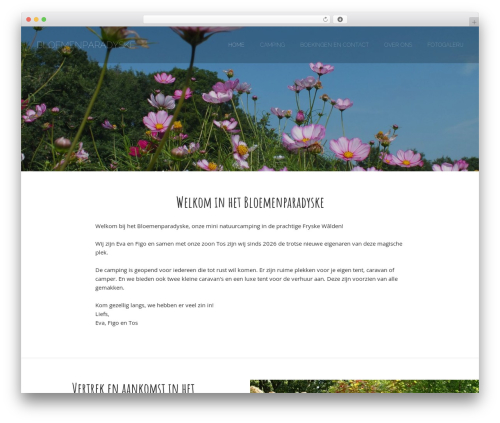 Theme WordPress Adomus - bloemenparadyske.nl