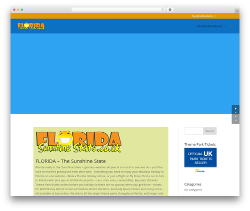 Theme WordPress Divi - sunshinestate.co.uk