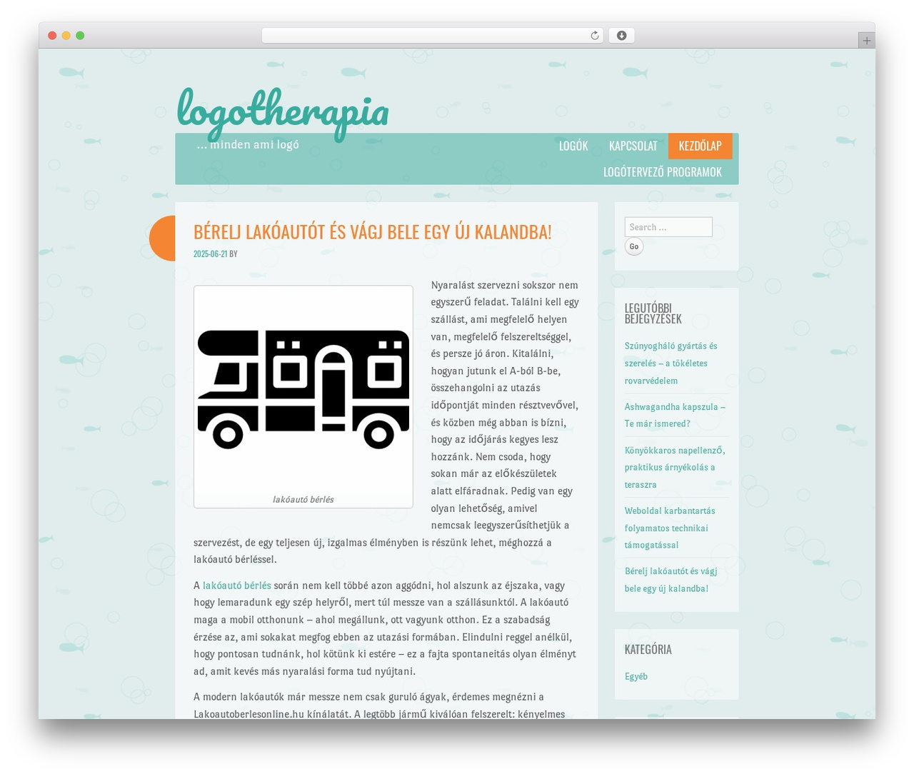 Theme WordPress Something Fishy - logotherapia.hu Theme WordPress Something Fishy - logotherapia.hu