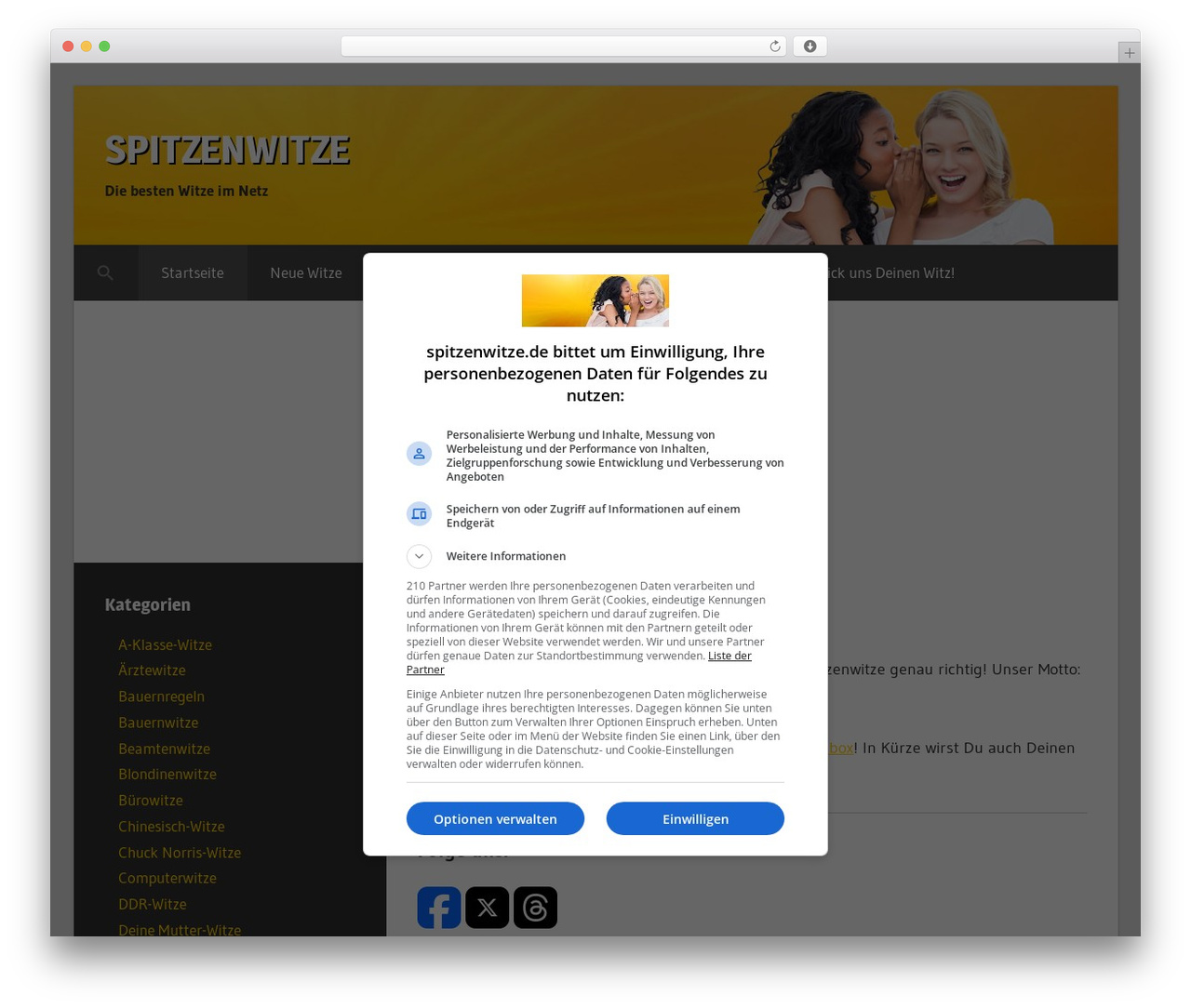 Theme WordPress Spitzenwitze - spitzenwitze.de Theme WordPress Spitzenwitze - spitzenwitze.de