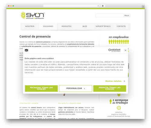 Theme WordPress Think - syon.es/soluciones/control-de-presencia