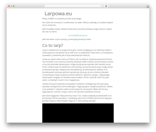 Toolset Starter WordPress website theme - larpowa.eu