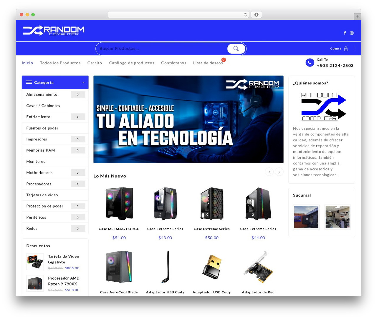 Top Store premium WordPress theme - randomcomputadoras.com