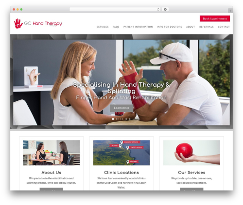 Tropixel WordPress theme - gchandtherapy.com