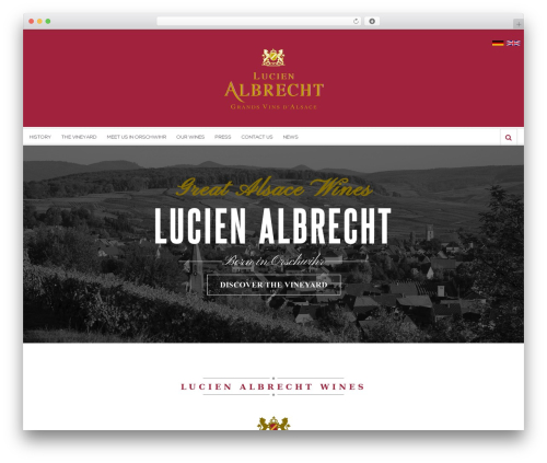 Wine theme WordPress - lucien-albrecht.com
