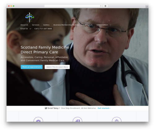 WordPress theme MedPress - scotlandfamilymedicine.com