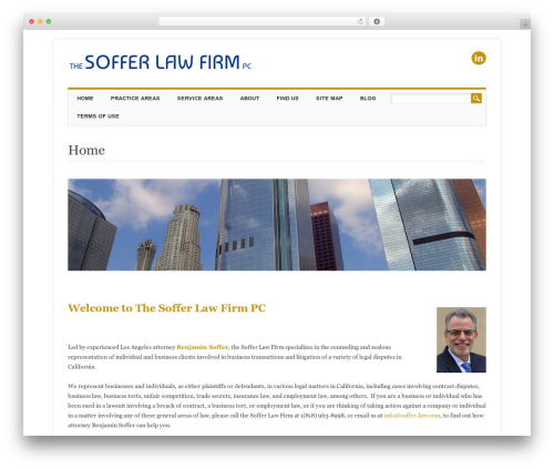 WordPress theme Attorney - soffer-law.com WordPress theme Attorney - soffer-law.com
