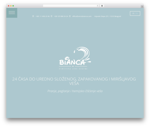 WordPress theme Bianca - servisbianca.com