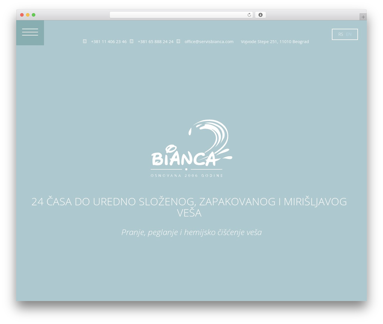 WordPress theme Bianca - servisbianca.com WordPress theme Bianca - servisbianca.com