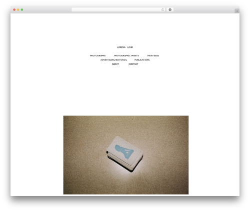 WordPress theme Blass2 - lorenalohr.com