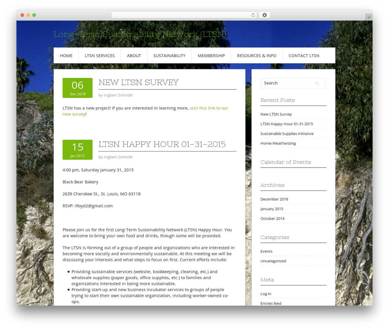 WordPress theme Contango - ltsn.org