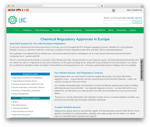 WordPress theme LKC - lkc-ltd.com