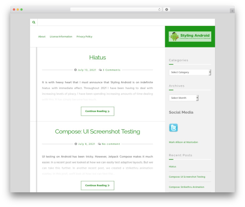 WordPress theme Lontano PRO - stylingandroid.com WordPress theme Lontano PRO - stylingandroid.com