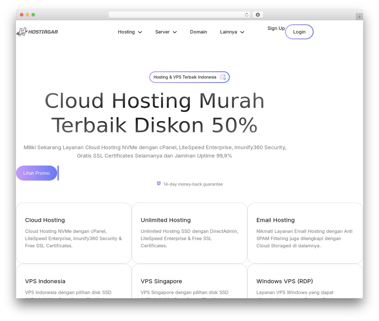 WordPress theme PHOX - www.hostingan.id