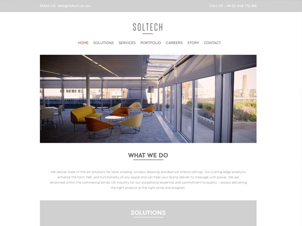 WordPress theme Soltech by Yogs Themes